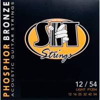 Струны для акустической гитары SIT P1254 Light Phosphor Bronze 12/54