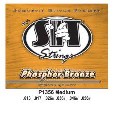 Струни для акустичної гітари SIT P1356 Medium Phosphor Bronze 13/56