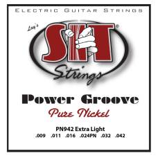 Струны для электрогитары SIT PN942 Extra Light Pure Nickel Wound 9/42