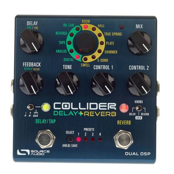 Педаль эффектов Source Audio SA 263 Collider Delay+ Reverb 