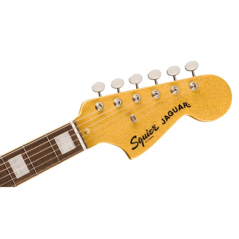 Электрогитара Squier By Fender LIMITED EDITION CLASSIC VIBE '70S JAGUAR MATCHING HEADSTOCK GOLD SPARKLE