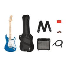Гитарный набор SQUIER AFFINITY SERIES STRAT PACK HSS LAKE PLACID BLUE