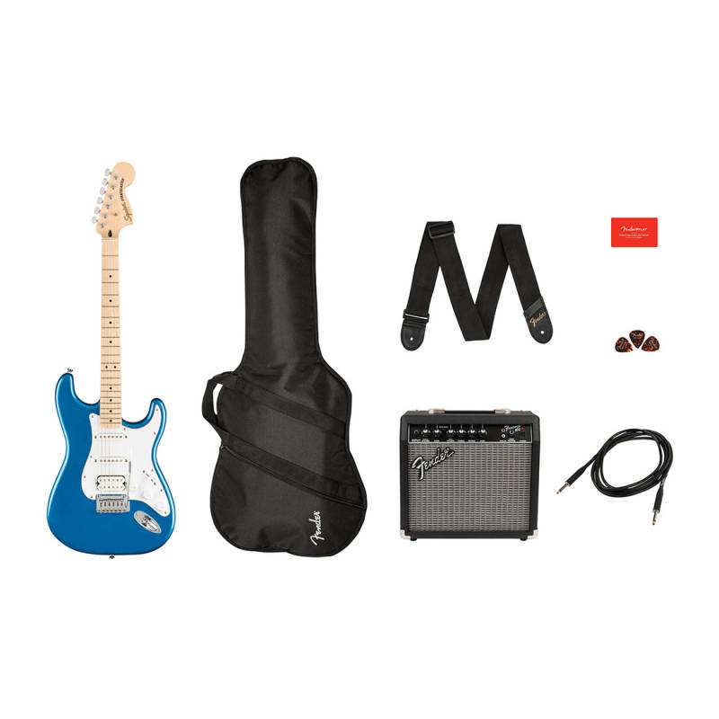 Гітарний набір SQUIER AFFINITY SERIES STRAT PACK HSS LAKE PLACID BLUE