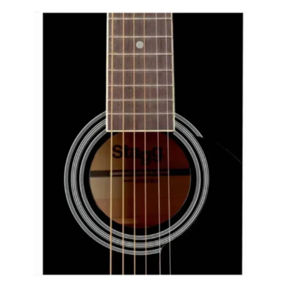 Електроакустична гітара STAGG G SA20ACE BLK