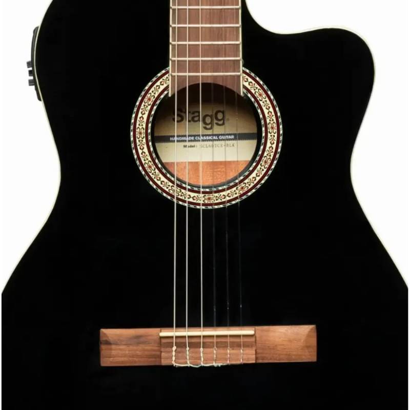 Классическая гитара STAGG N SCL60 TCE-BLK