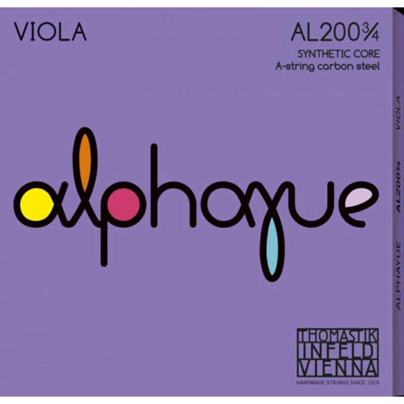 Струны для альта Thomastik-Infeld AL200 3/4 Alphayue Synthetic Core A-String Carbon Steel Medium Tension