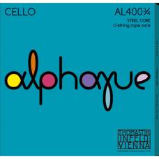Струны для виолончели Thomastik-Infeld Alphyue AL400 3/4 Steel Core C-String Rope Core Medium Tension