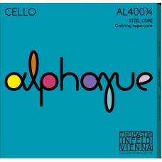 Струни для віолончелі Thomastik-Infeld Alphyue AL400 3/4 Steel Core C-String Rope Core Medium Tension