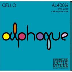 Струни для віолончелі Thomastik-Infeld Alphyue AL400 3/4 Steel Core C-String Rope Core Medium Tension