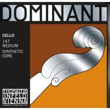 Струны для виолончели Thomastik-Infeld 147 Dominant Synthetic Core 4/4 Medium Tension