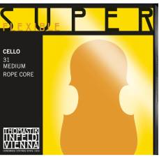Струни для віолончелі Thomastik-Infeld 31 Superflexible Rope Core 4/4 Medium Tension
