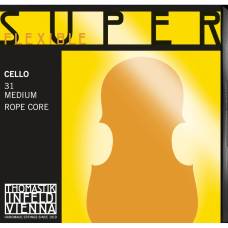 Струни для віолончелі Thomastik-Infeld 31 Superflexible Rope Core 4/4 Medium Tension