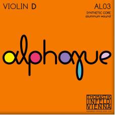 Струна Thomastik-Infeld AL03 Alphayue Synthetic Core Aluminum Wound 4/4 Violin D Medium Tension