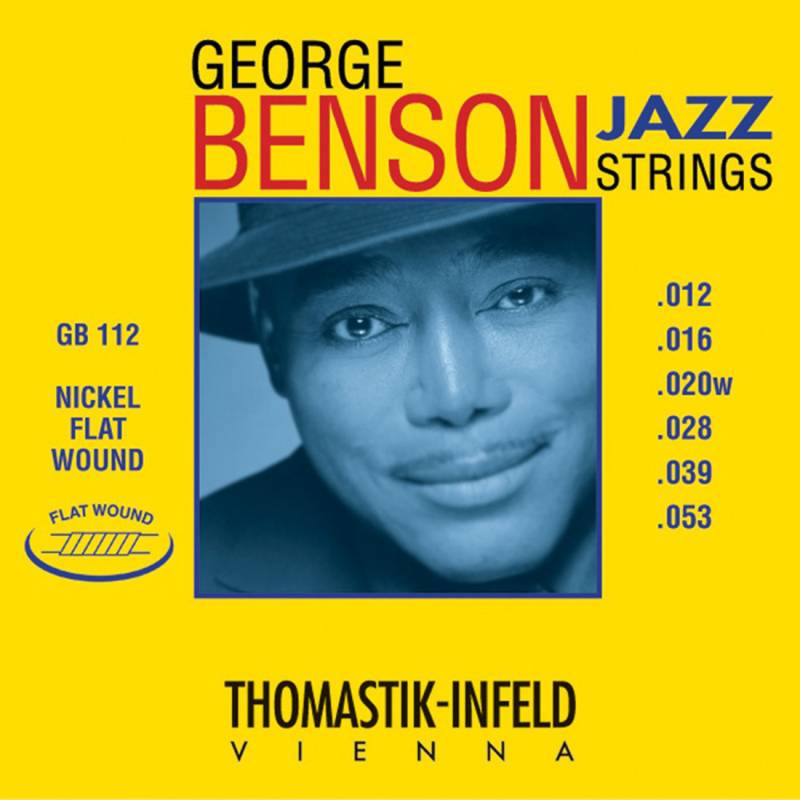Струны для электрогитары Thomastik-Infeld GB112 George Benson Jazz Medium Light 12/53