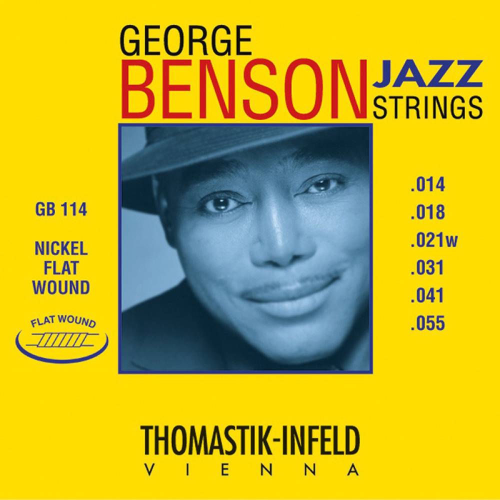 Струни для електрогітари Thomastik-Infeld GB114 George Benson Jazz Heavy 14/55