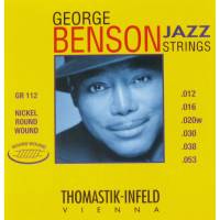 Струны для электрогитары Thomastik-Infeld GR112 George Benson Jazz Medium Light 12/53
