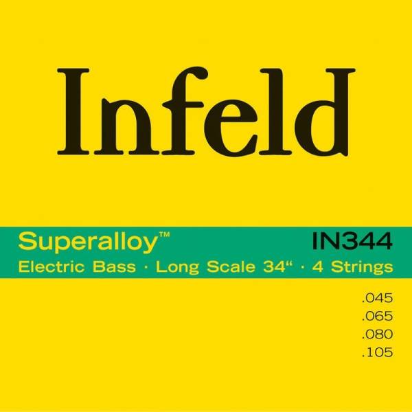 Струни для бас-гітари Thomastik-Infeld IN344 Infeld Superalloy Medium Light Bass 45/105