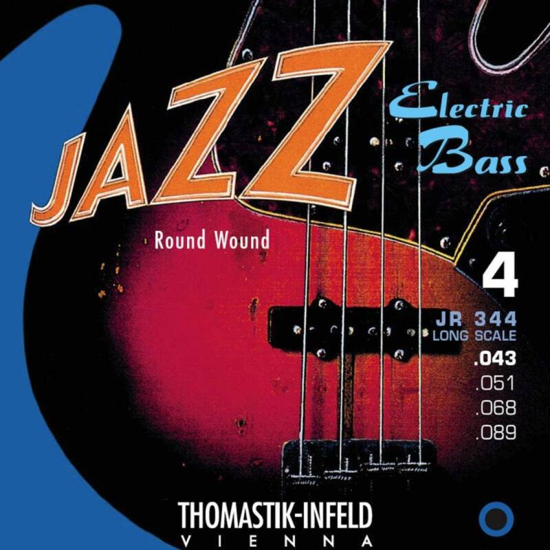 Струны для бас-гитары Thomastik-Infeld JR344 Jazz Round Wound Medium 43/89