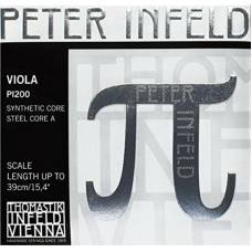 Струни для альта Thomastik-Infeld PI200 Peter Infeld Synthetic Core Steel Core A Up To 39cm 4/4 Medium Tension