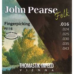 Струни для акустичної гітари Thomastik-Infeld PJ116 John Pearse Folk 16/43