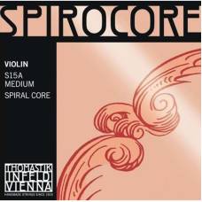 Струни для скрипки Thomastik-Infeld S15A Spirocore Spiral Core 4/4 Medium Tension