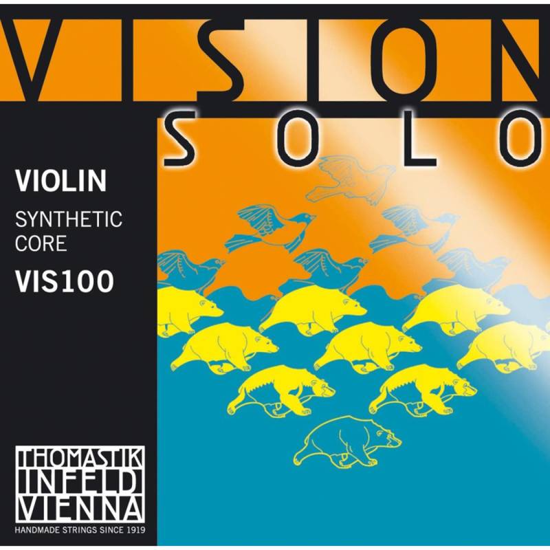 Струни для скрипки Thomastik-Infeld VIS100 Vision Solo Synthetic Core 4/4 Medium Tension