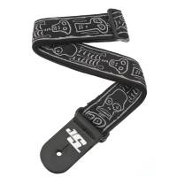 Ремень для гитары D'ADDARIO JOE SATRANI WOVEN GUITAR STRAP (Skull N Bones)