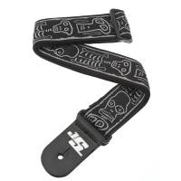 Ремінь для гітари D'ADDARIO JOE SATRANI WOVEN GUITAR STRAP (Skull N Bones)