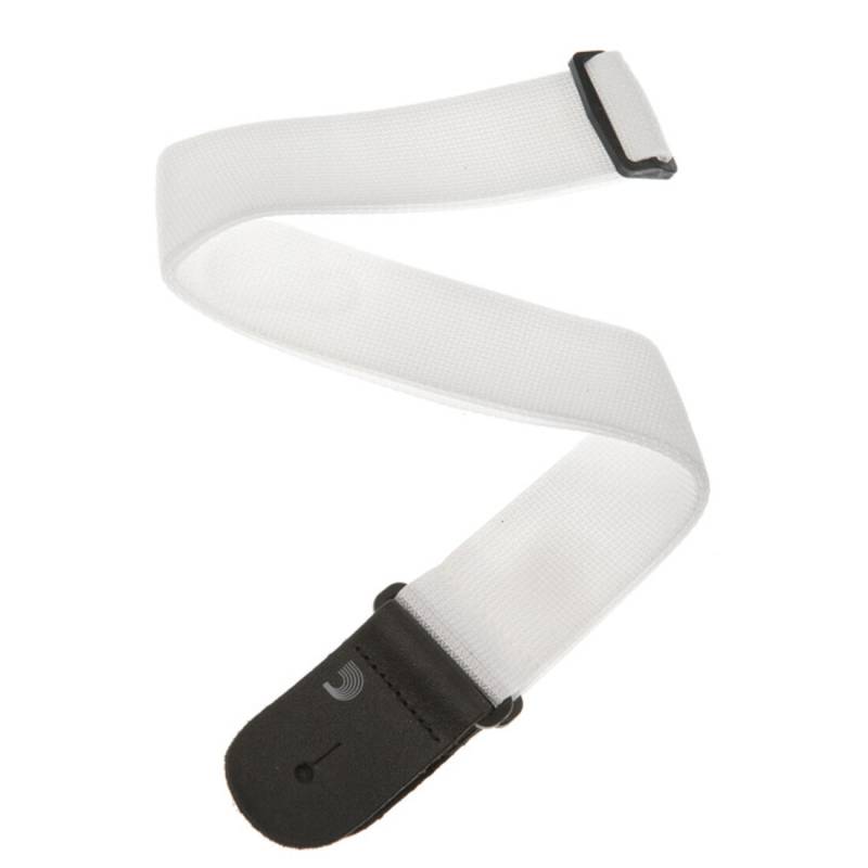 Ремень для гитары D'ADDARIO PWS108 POLYPRO GUITAR STRAP (WHITE)