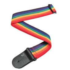 Ремень для гитары D'ADDARIO PWS111 POLYPRO GUITAR STRAP (RAINBOW)