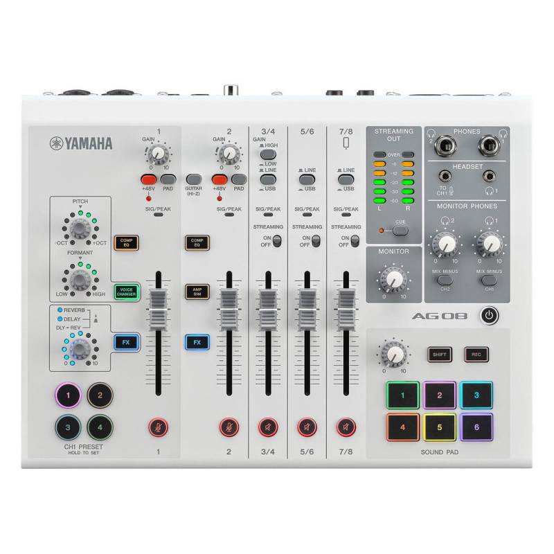 Мікшерний пульт Yamaha AG08 (White)