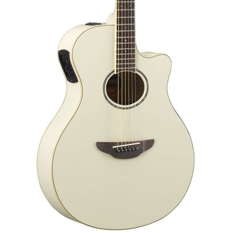 Электроакустическая гитара YAMAHA APX600 (VINTAGE WHITE)