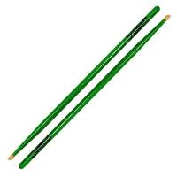 Барабанні палички Zildjian Z5AACDGG 5A Acorn Neon Green Drumsticks