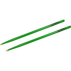 Барабанные палочки Zildjian Z5AACDGG 5A Acorn Neon Green Drumsticks Барабанные палочки Zildjian Z5AACDGG 5A Acorn Neon Green Drumsticks