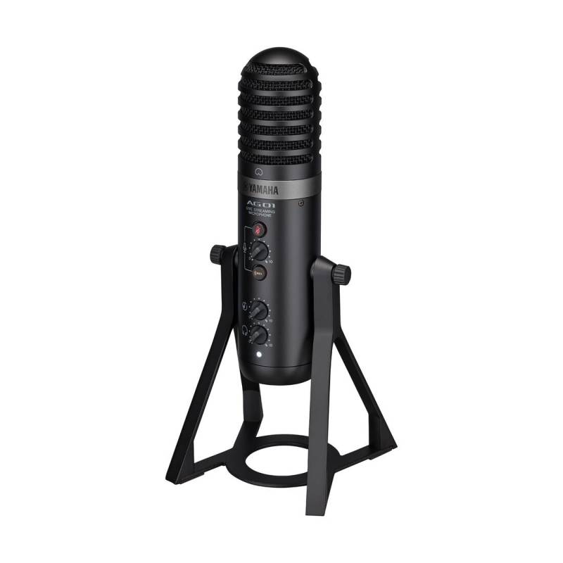 Микрофон для подкаста Yamaha AG01 Live Streaming USB Microphone (Black)