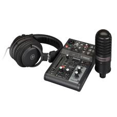 Комплект для стриминга Yamaha AG03MK2 LSPK Live Streaming Pack (Black)