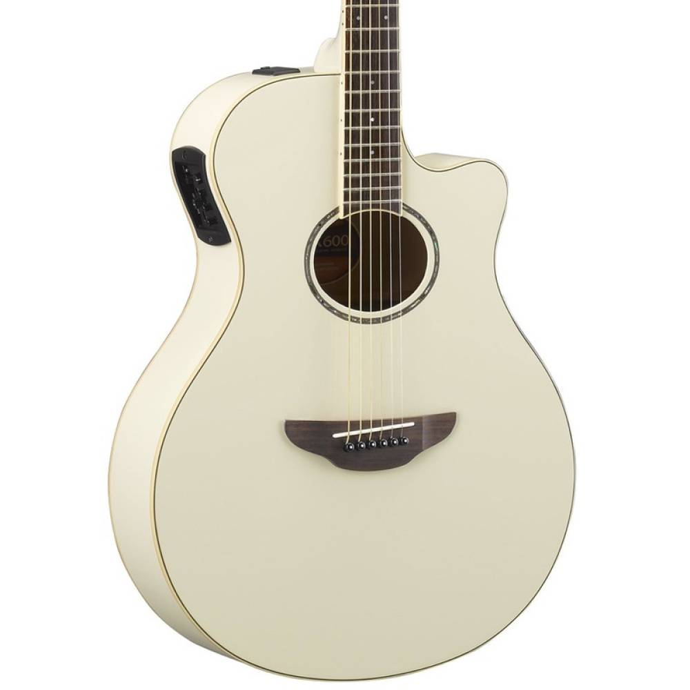 Електроакустична гітара YAMAHA APX600 (VINTAGE WHITE)
