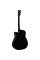 Електроакустична гітара YAMAHA FGX800C (BLACK)
