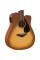 Електроакустична гітара YAMAHA FGX800C (SAND BURST)