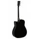 Акустическая гитара YAMAHA FGX820C (Black)