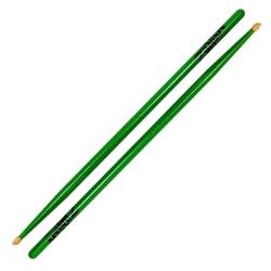 Барабанні палички Zildjian Z5AACDGG 5A Acorn Neon Green Drumsticks